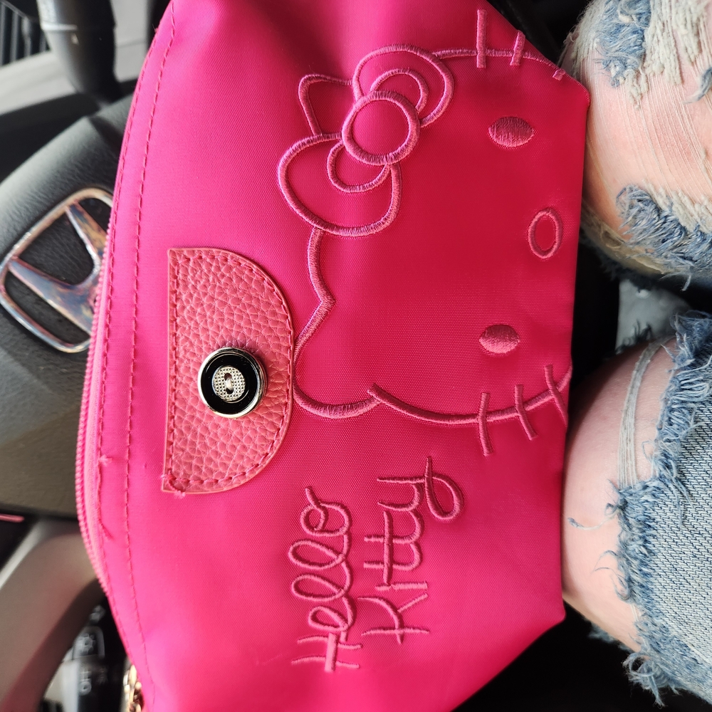 Hello Kitty Pink Cosmetic Bag